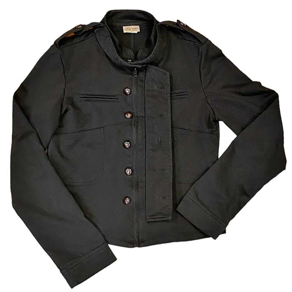 Black Military Band Jacket by Pretty Good ~ Women's Size SMALL